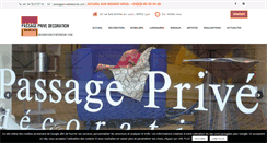 Desktop Screenshot of passageprive-decoration.com