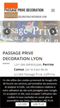 Mobile Screenshot of passageprive-decoration.com